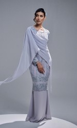 ESTIARA DRESS - STEEL GREY