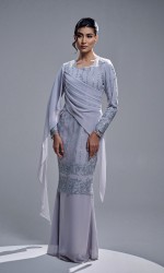ESTIARA DRESS - STEEL GREY
