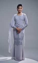 ESTIARA DRESS - STEEL GREY