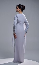 ESTIARA DRESS - STEEL GREY