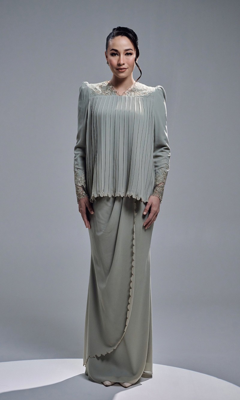 DANIA KURUNG - GEORGIAN GREEN