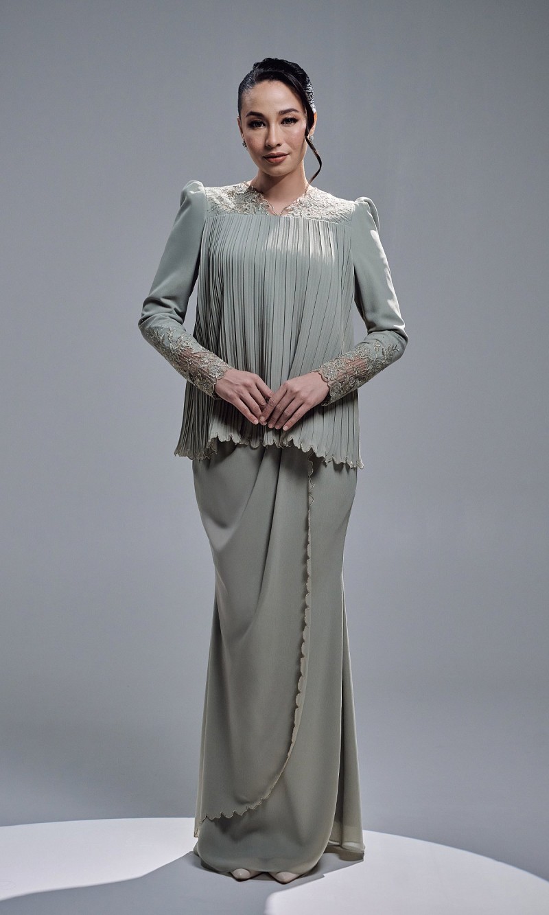 DANIA KURUNG - GEORGIAN GREEN