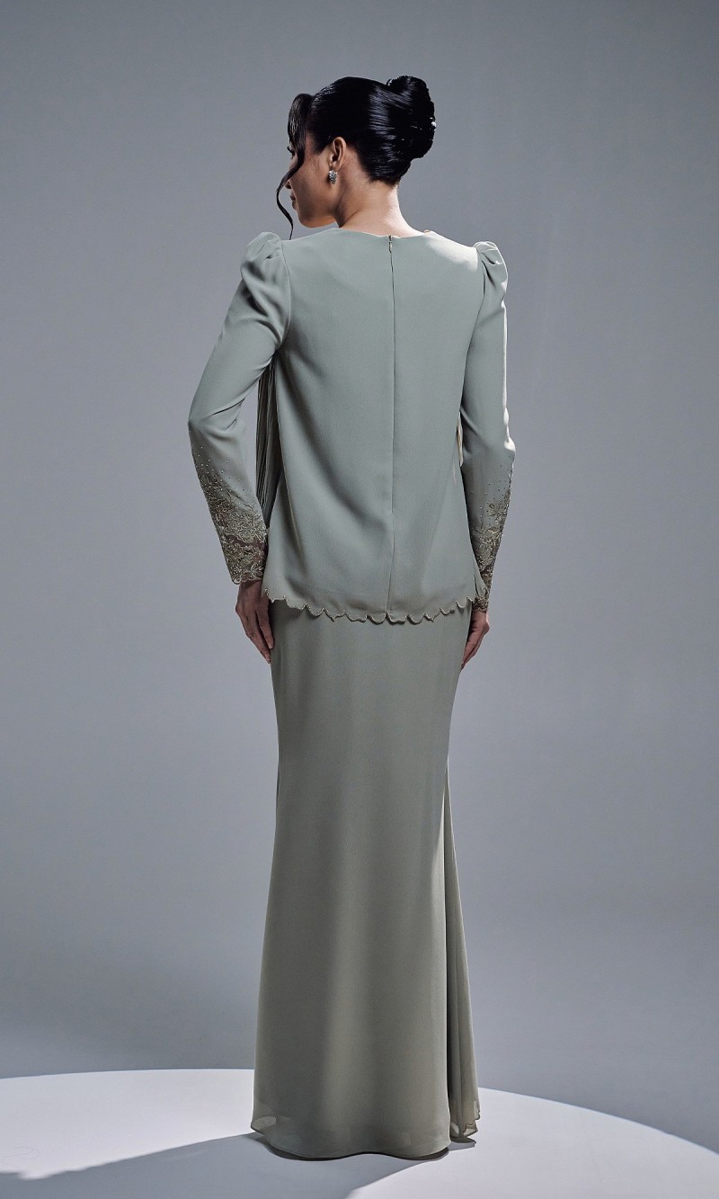 DANIA KURUNG - GEORGIAN GREEN