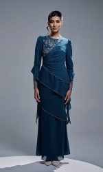 SABRINE KURUNG - TEAL BLUE