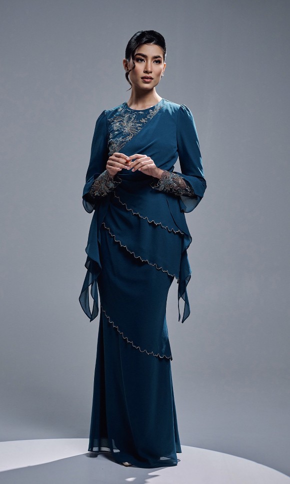 SABRINE KURUNG - TEAL BLUE