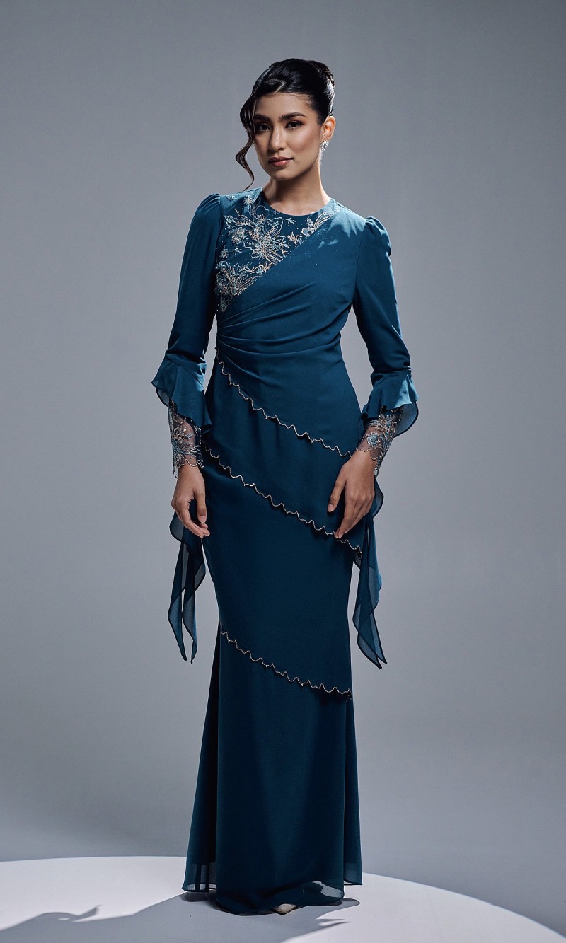 SABRINE KURUNG - TEAL BLUE