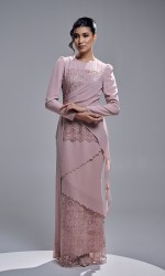 ESTALIA DRESS - BLUSH PINK