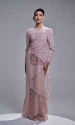 ESTALIA DRESS - BLUSH PINK