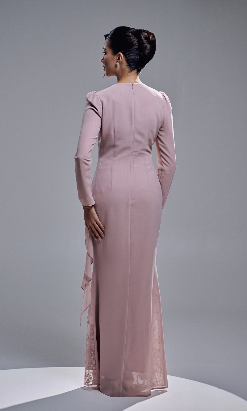 ESTALIA DRESS - BLUSH PINK