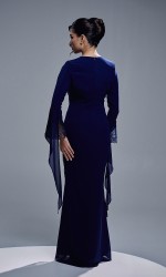 GRACIA DRESS - NAVY BLUE