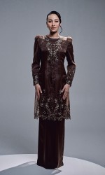 TIARA DRESS - MAHOGANY