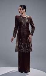 TIARA DRESS - MAHOGANY