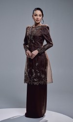TIARA DRESS - MAHOGANY