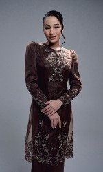 TIARA DRESS - MAHOGANY