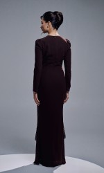 ELIYA DRESS - MAHOGANY