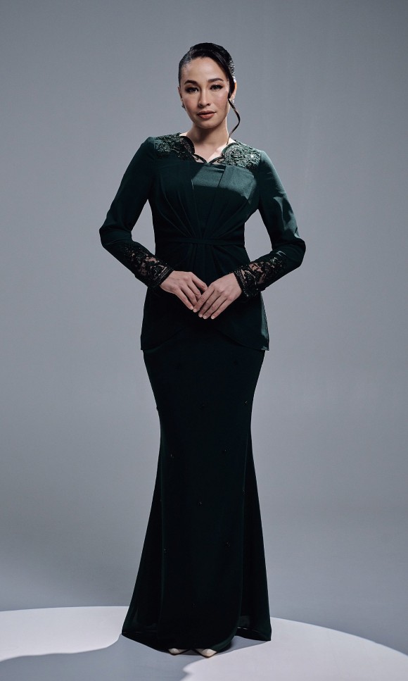 SADEERA KURUNG - DARK GREEN