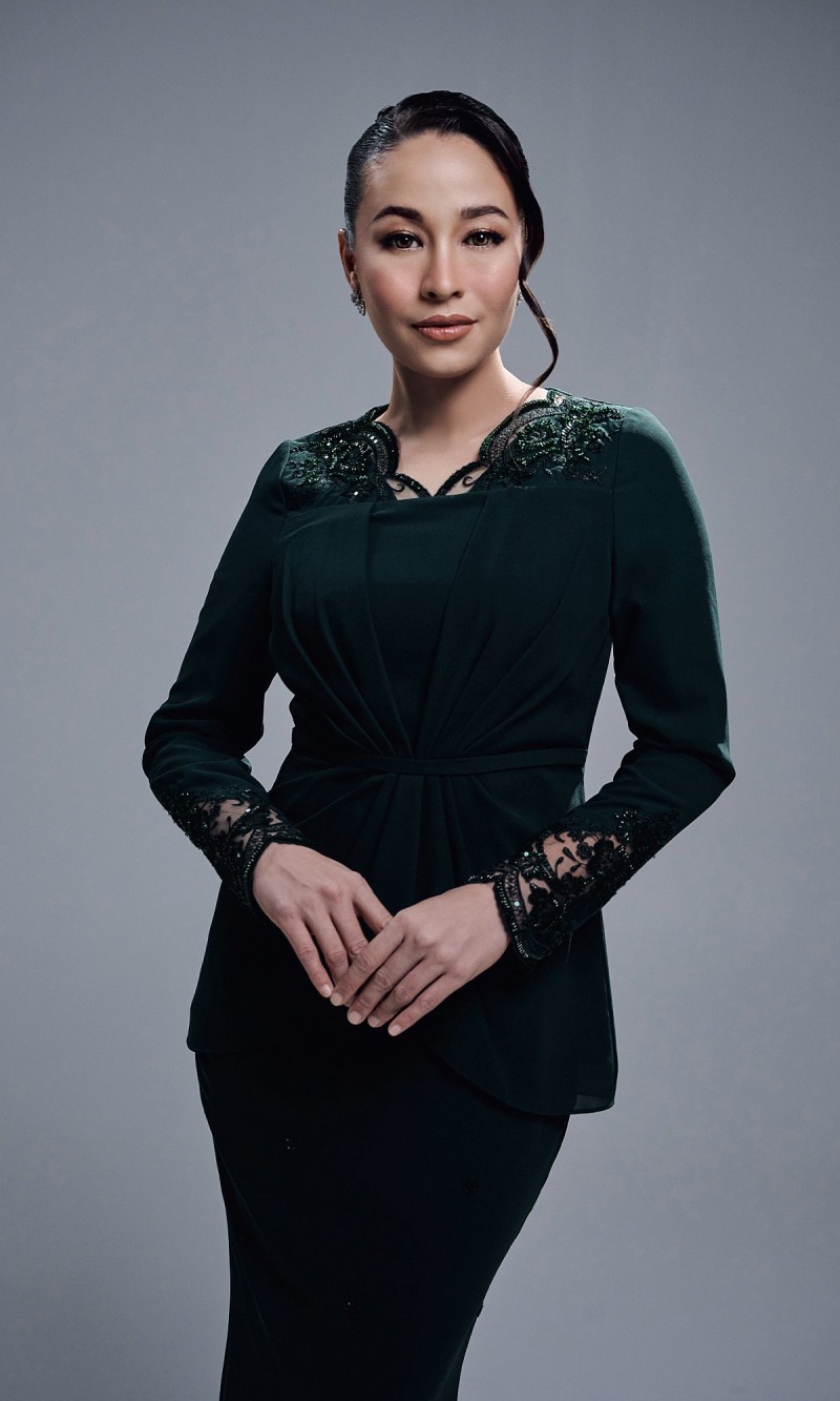 SADEERA KURUNG - DARK GREEN