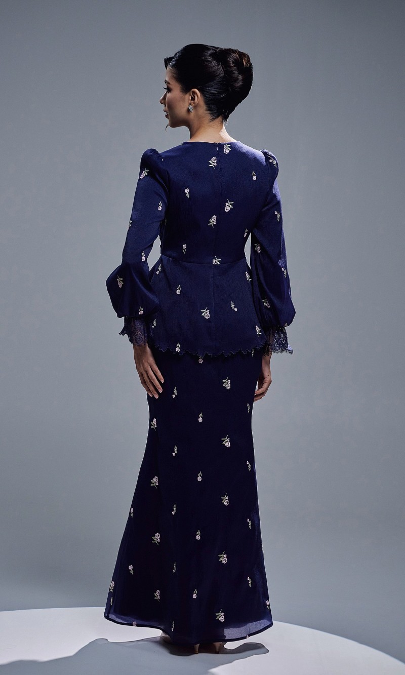 ESMIKA KURUNG - NAVY