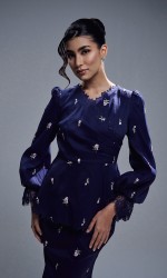 ESMIKA KURUNG - NAVY