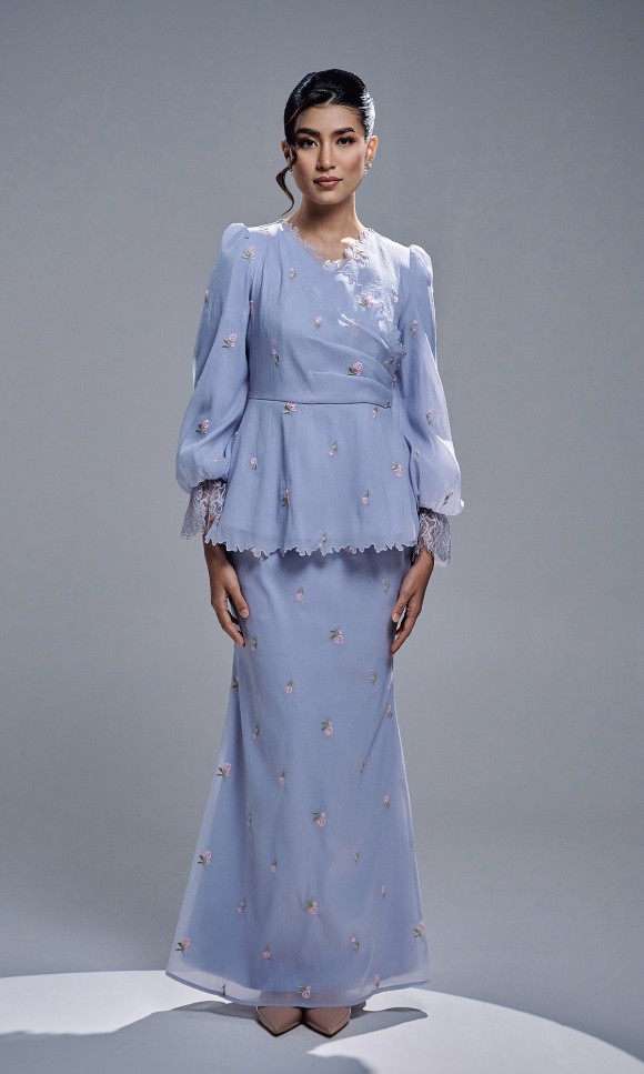ESMIKA KURUNG - ASH BLUE