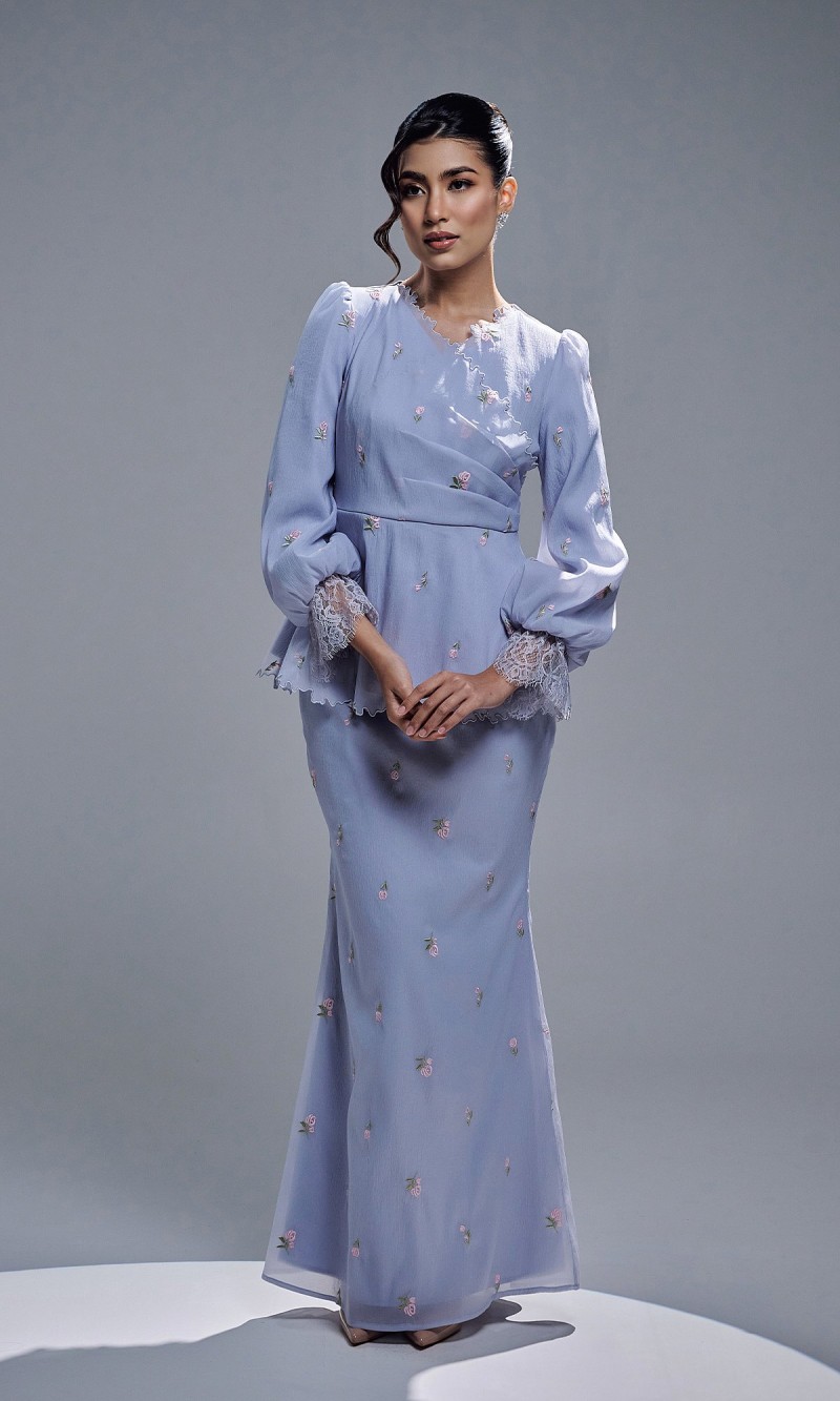 ESMIKA KURUNG - ASH BLUE