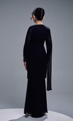 VERIANA KURUNG - BLACK