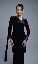 VERIANA KURUNG - BLACK