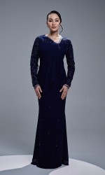 EYANIS DRESS - NAVY