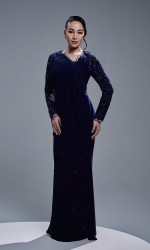 EYANIS DRESS - NAVY
