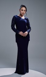 EYANIS DRESS - NAVY