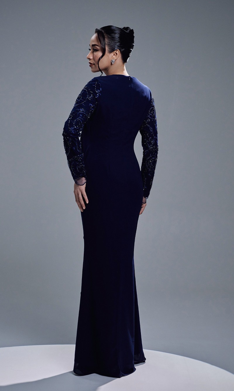 EYANIS DRESS - NAVY