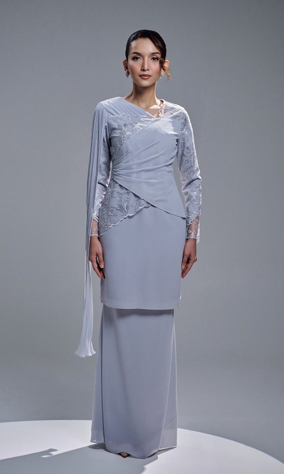 VERIANA KURUNG - STEEL GREY