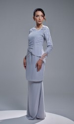 VERIANA KURUNG - STEEL GREY
