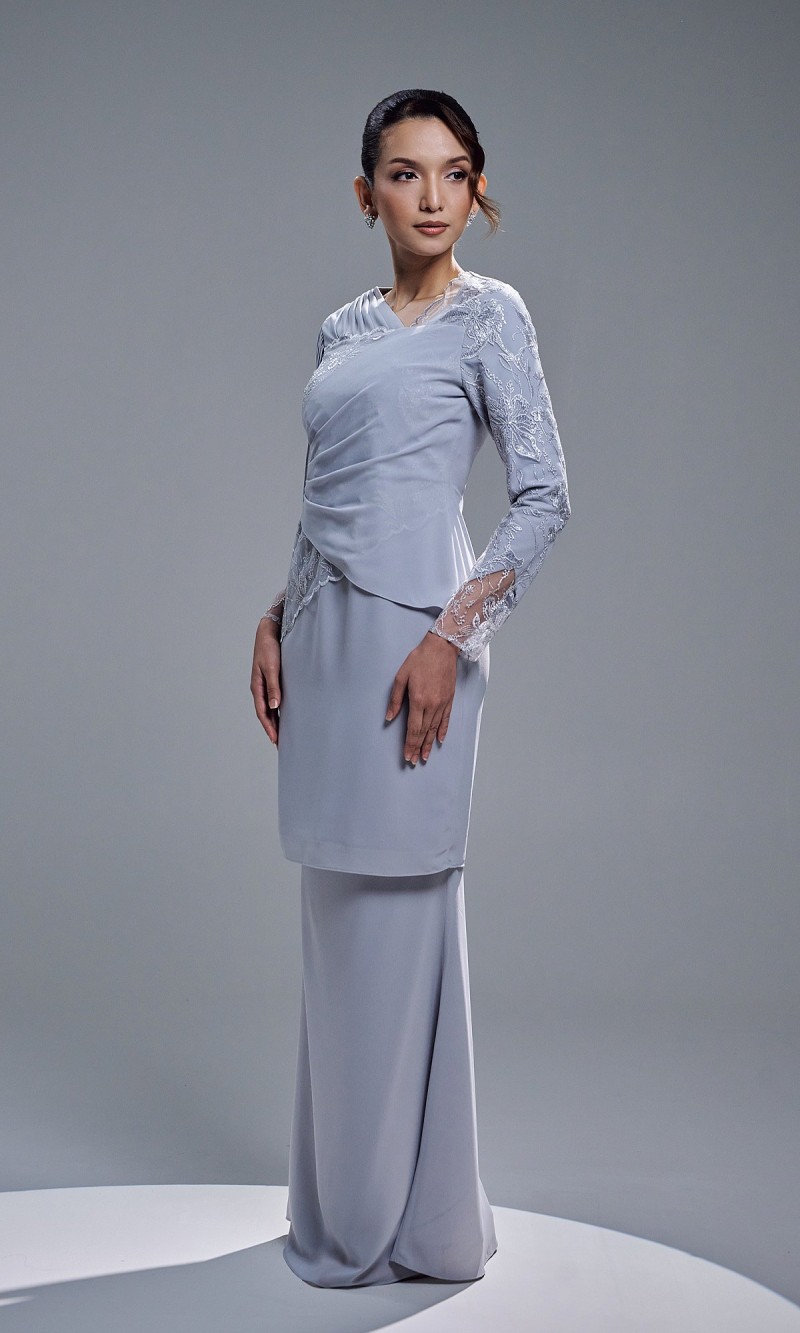 VERIANA KURUNG - STEEL GREY