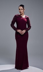 EYANIS DRESS - WINE