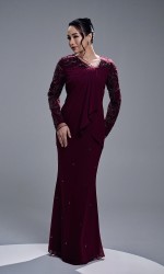 EYANIS DRESS - WINE