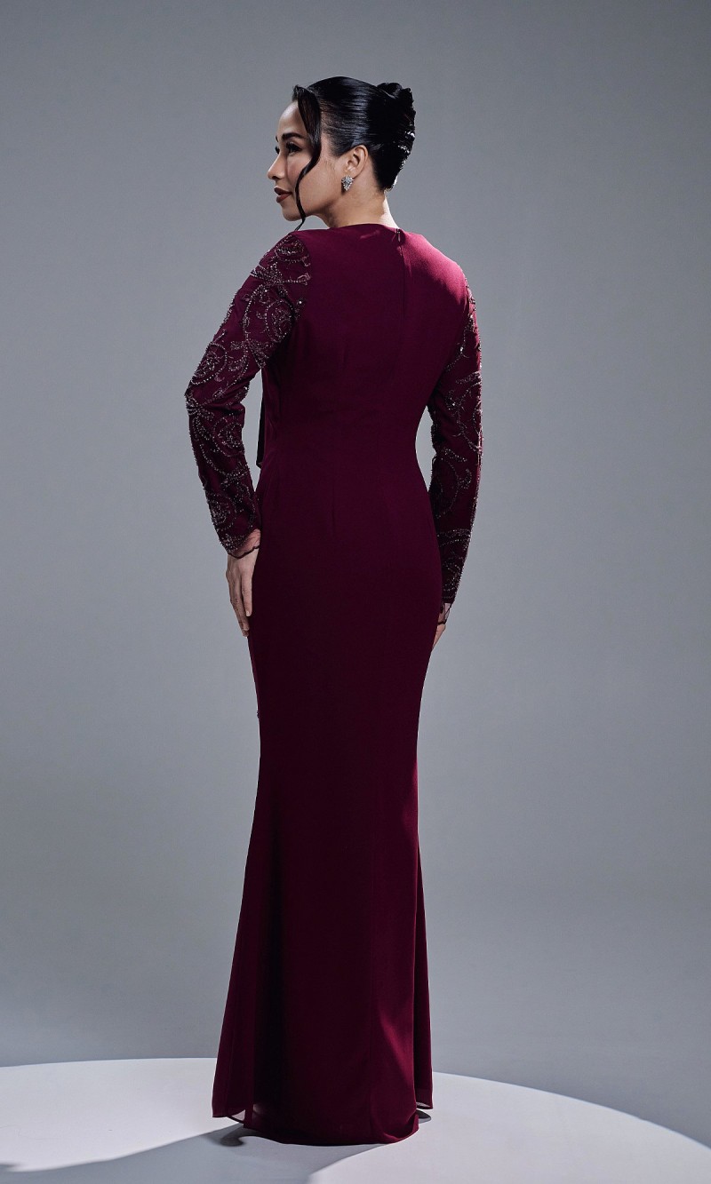 EYANIS DRESS - WINE