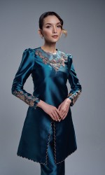 DARIYA KURUNG - TEAL BLUE