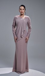 EYANIS DRESS - PALE MAUVE