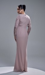 EYANIS DRESS - PALE MAUVE