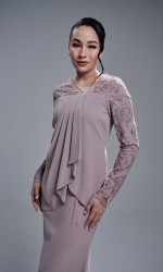 EYANIS DRESS - PALE MAUVE