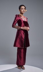 DARIYA KURUNG - BURGUNDY