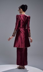 DARIYA KURUNG - BURGUNDY