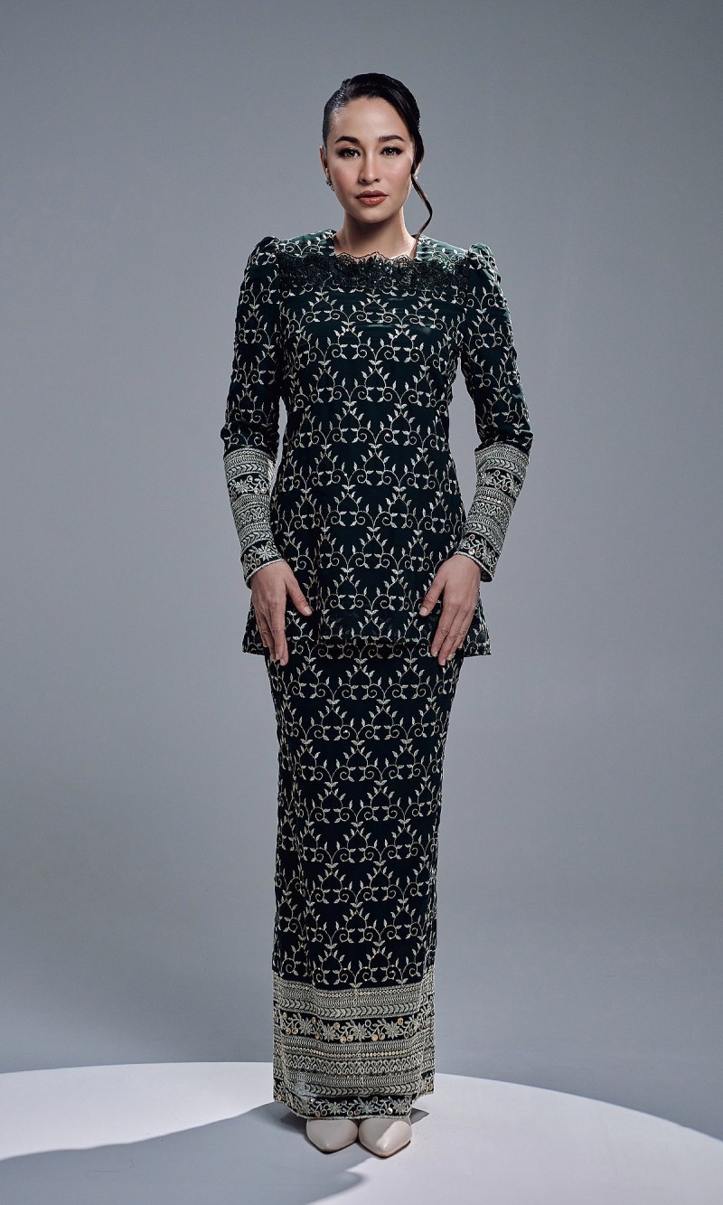 REIKA KURUNG - DARK GREEN