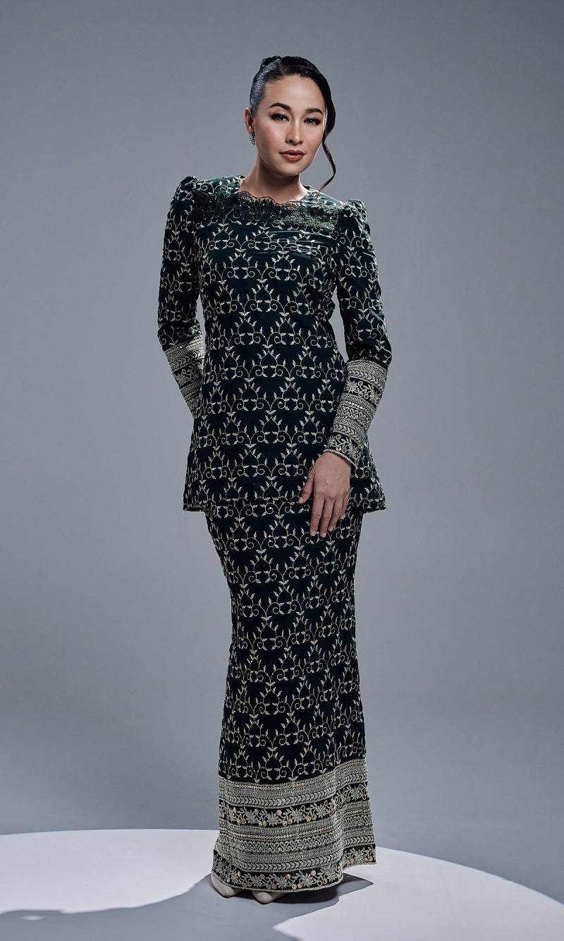 REIKA KURUNG - DARK GREEN