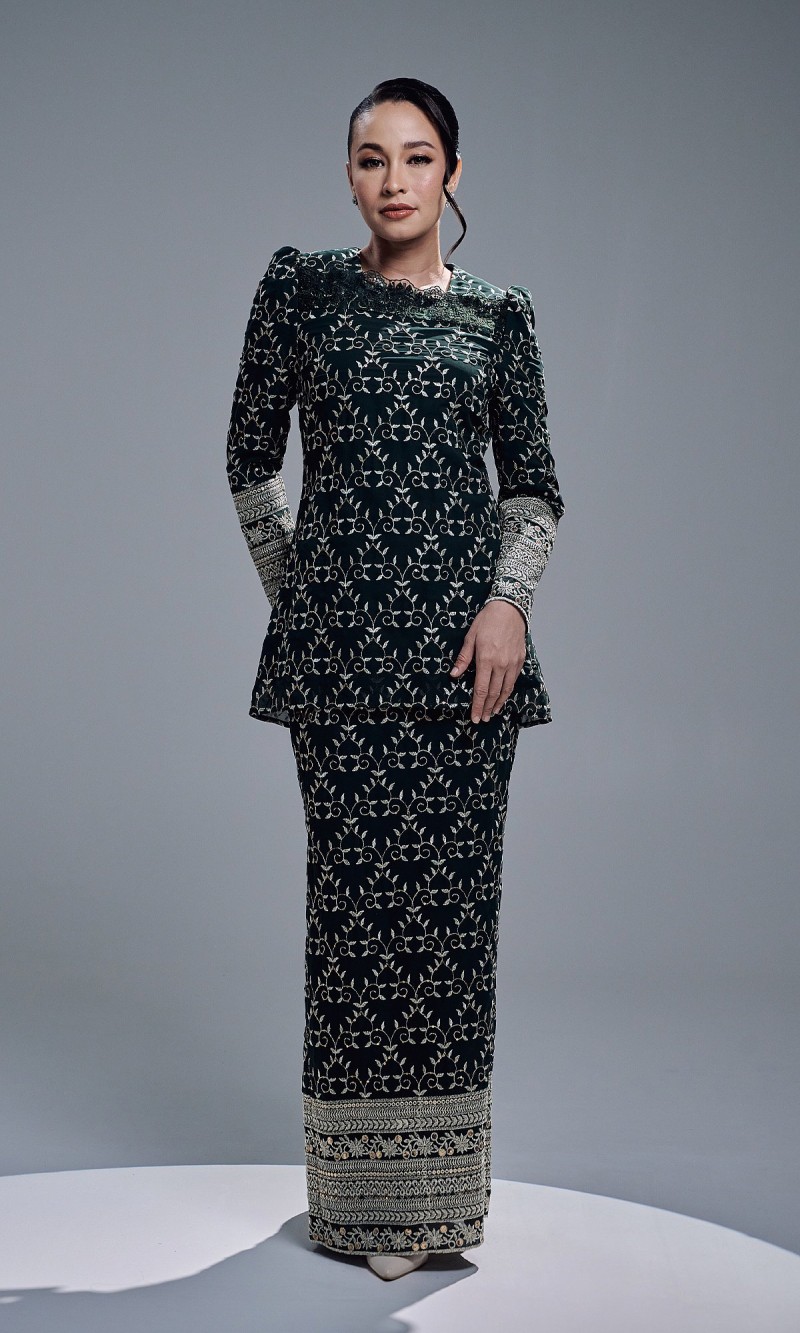 REIKA KURUNG - DARK GREEN