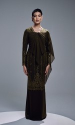 AURORA DRESS - DARK OLIVE