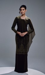 AURORA DRESS - DARK OLIVE