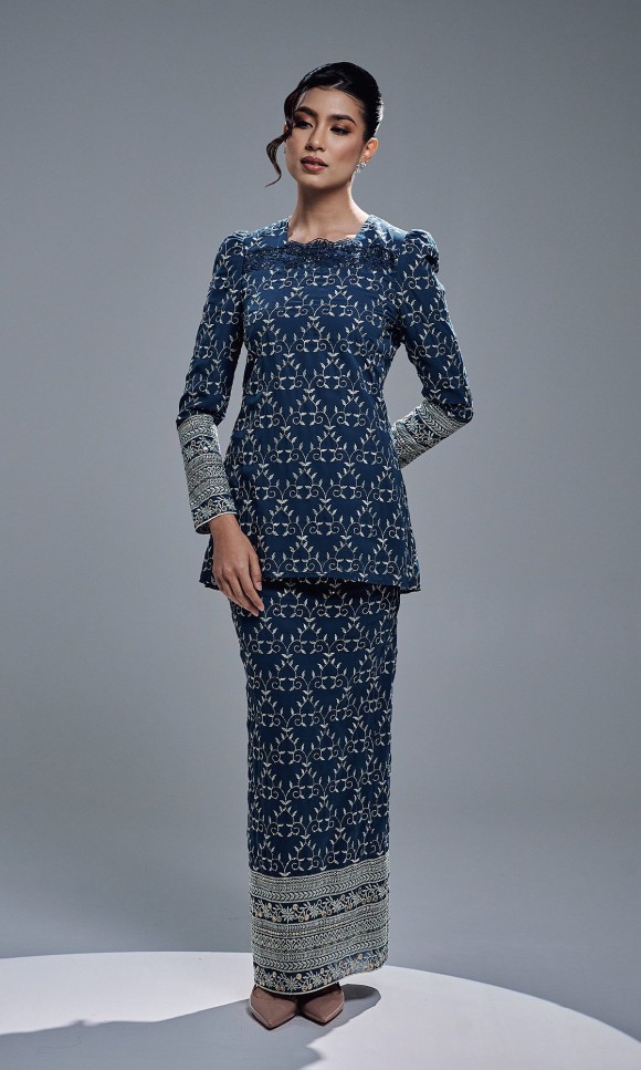 REIKA KURUNG - TEAL BLUE