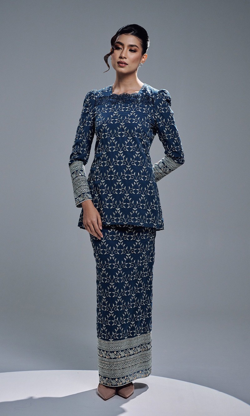 REIKA KURUNG - TEAL BLUE